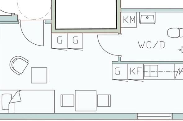 Nybyggd 1 rok nära Universitetet