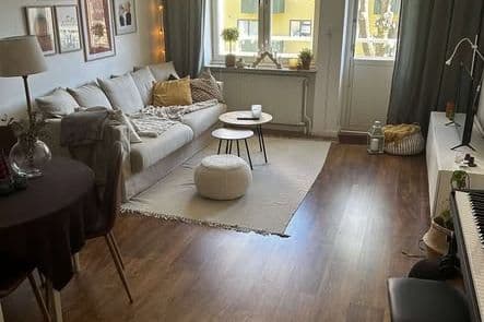 Möblerad 2:a på Norr med balkong