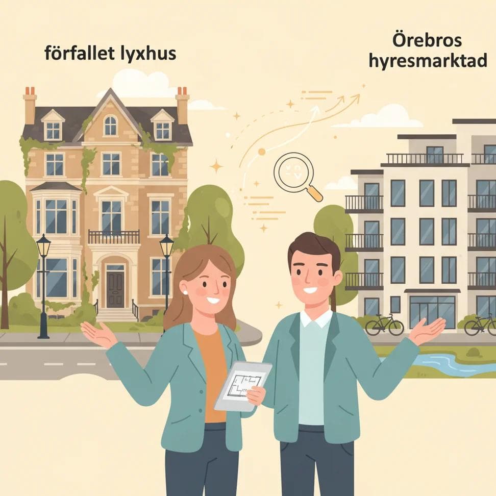 Derelict Luxury Homes on London's Elite Streets: Lessons for Örebro's Rental Market in Sweden